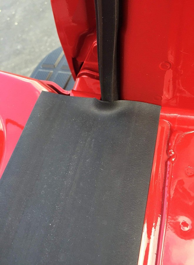 اي اس آي غطاء فجوة الباب الخلفي من ESI ROK Block بعرض 4.25 بوصة، ومانع تسرب الباب الخلفي المتطور مع مانع تسرب مدبب بطول 6 أقدام للجدران الجانبية - Image 2